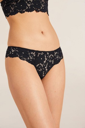 Women Eberjey Naya Bikini Panty Black | WOC361OD