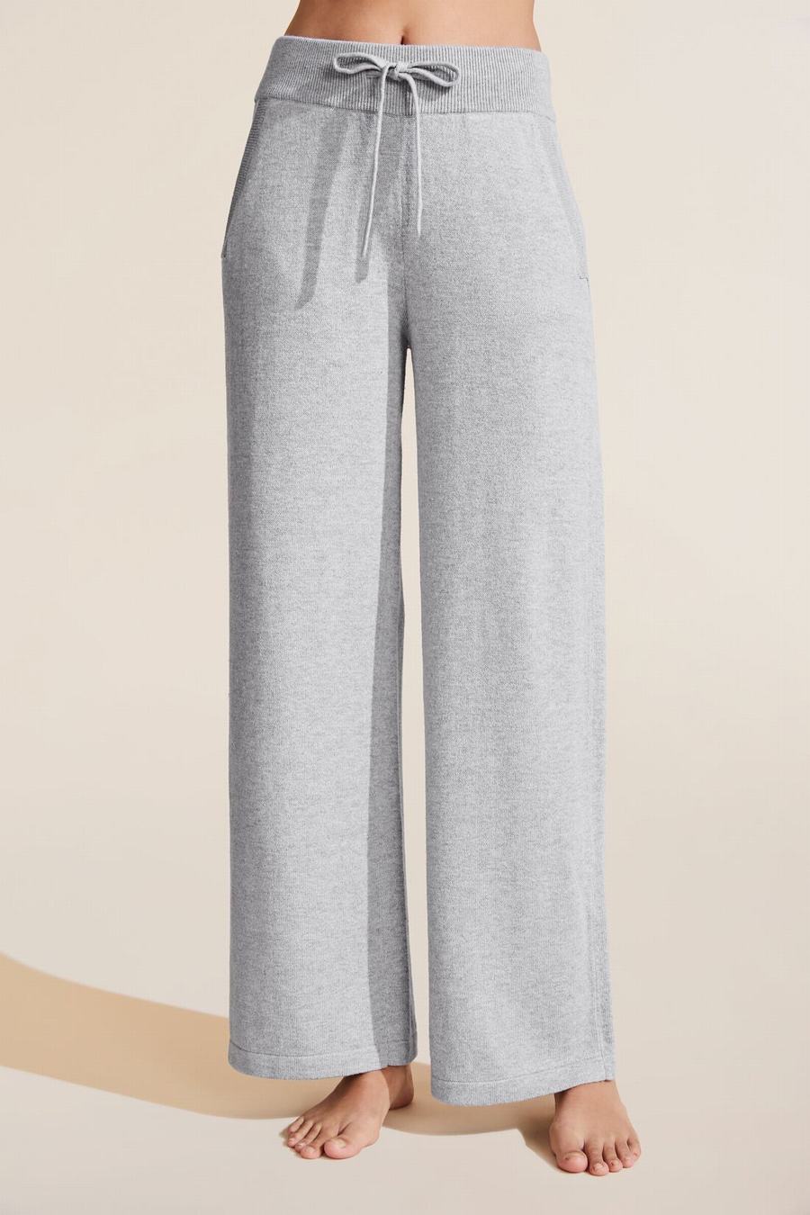 Women Eberjey Recycled Sweater Sweatpants Grey | DNC6063FB